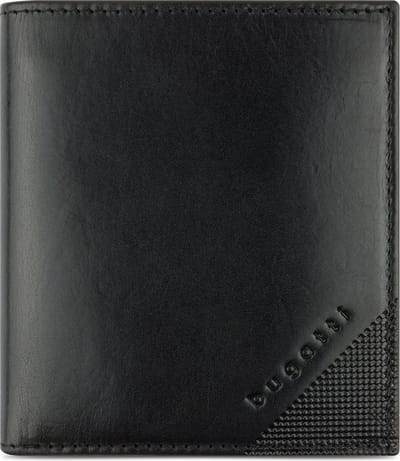 Bugatti Nobile Portemonnee RFID-bescherming Leer 10 cm - Jongens - Staand formaat - schwarz