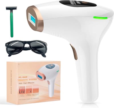 SNJY® Laser Ontharingsapparaat - Epilator - Ontharingsapparaten - IPL Ontharing - Met IJskoeling - 999.999 Flitsen - Wit
