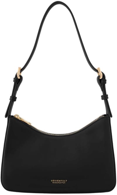 SEIDENFELT MANUFAKTUR schoudertas Arvaja Shoulderbag Black zwart