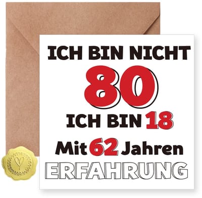 Dailygoods- Verjaardagskaart 50 met envelop - Grappige Wenskaart - Humoristische Verjaardagskaart - Hoogwaardig Papier - Persoonlijk Te Personalizeren - 1 Stuk