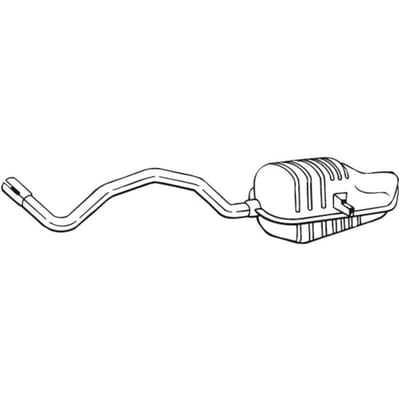 Geluiddemper achter BOSAL 279-431