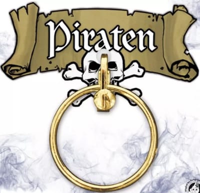 Piraten Oorbel - Goud - plastic met clip