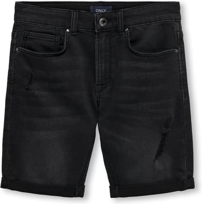 ONLY KOBPLY SHORTS JOG PIM3199 NOOS Jongens Broek - Washed Black - Maat 152