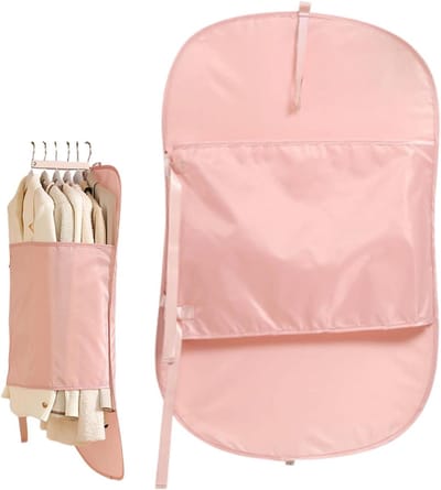Kledinghoes Opberger - Kleding Beschermer - Ruimte Besparen - Verstelbare Band - 55cm Breed - Roze