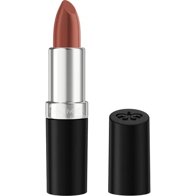 Manhattan Lasting Perfection Satin Lipstick, Cappuccino, Langhoudende lipstick, Met aloë veraboter, Onmiddellijke hydratatie, Vegan formule, 4 g