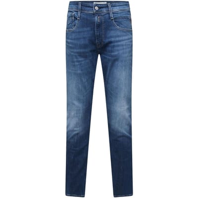 Replay Slim-fit herenjeans van Anbass van een katoenmix (Blauw)