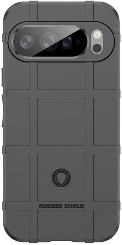 MobyDefend Hoesje - Geschikt voor Google Pixel 10 Pro XL - Rugged Shield TPU Backcover - Zwart