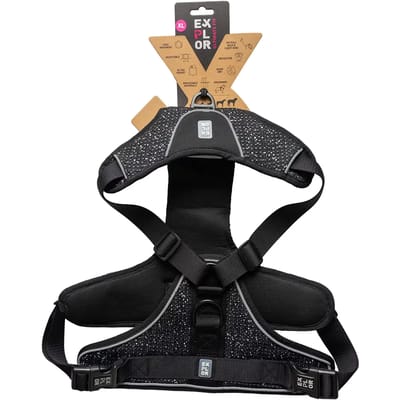 Duvoplus - Hondentuigje - Hond - Ultimate Fit No-pull Harnas Fashion L - 40-70cm - 77-100cm Granite Black - 1st