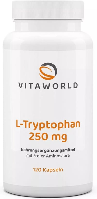 Vitaworld L-tryptofaan 250mg 120 capsules