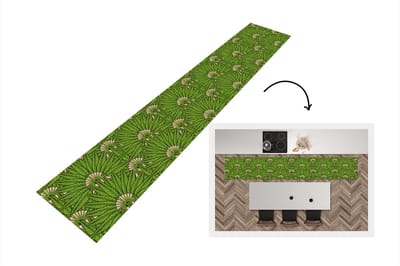 Keukenloper - Loper keuken - Palmblad - Patronen - Jungle - Tropisch - 300x50 cm - Keukenloper vinyl
