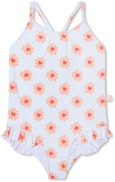 Swim Essentials | Meerkleurig Bloemen Meisjes UV Badpak - Maat 134/140