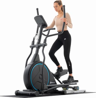 Hop-Sport HS-160CF Stage – Crosstrainer – 24 kg Vliegwiel – Magnetisch Weerstandssysteem – 12 Trainingsprogramma’s