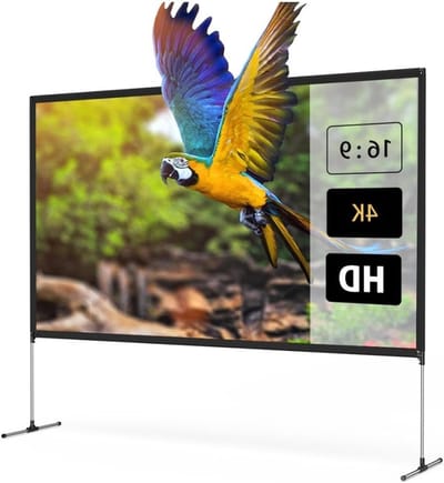 Projectorscherm - Beeldoppervlak - Thuisbioscoop Ervaring - Kreukvrij Polyester - 100 inch - Wit