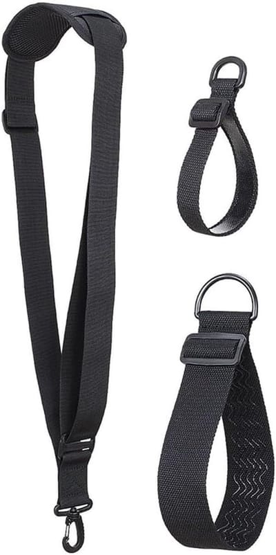 Draagband Tuinapparatuur - Harnas Riem - Gewicht Verdelen - Universele Pasvorm - 24-91 cm Verstelbaar - Zwart