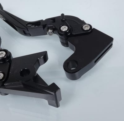 myra rechter remhendel voor triumph 865 bonneville se 2007 tot 2012 alu cnc zwart / paar nieuw