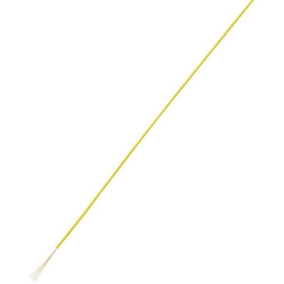 TRU COMPONENTS 1564656 Draad LiFY 1 x 0.05 mm² Geel 100 m