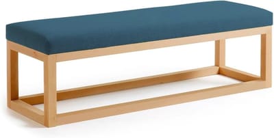 Buitenbank kussen - Terraskussen Loungeset - Ontspannen Zitten - Verwijderbaar Antislip - 160x60x5cm - Donkerblauw