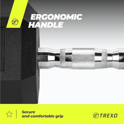Hexagon Dumbbells 12.5kg - 35kg voor Krachttraining Thuis met Ergonomische Grip