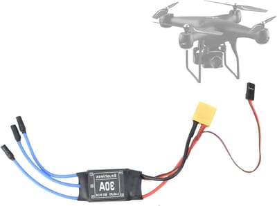 Elektronische snelheidsregelaar 30A voor RC drones en helikopters met XT60 plug - ideaal voor FPV vliegen en modelbouw