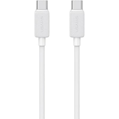USAMS KY Serie - USB-C naar USB-C Kabel - 1m - 60W - Wit