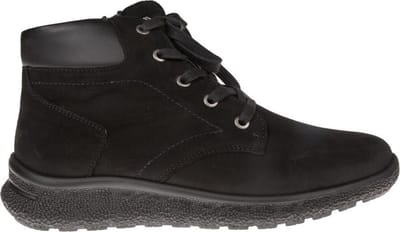 Hartjes 160272 zwarte halfhoge veterschoen met rits maat 5