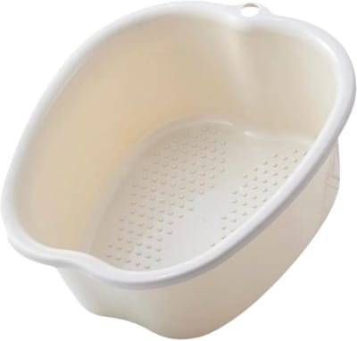 Voetbad Massage – Voetenbad – Voet Spa – Voetverzorging Bad – Ontspannend Voetenbad – Wit – 37 x 33 x 15 cm