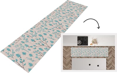 Keukenloper - Loper keuken - Winter - Bos - Design - 200x50 cm - Keukenloper vinyl