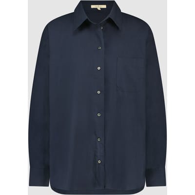 Circle of Trust Shay Blouse Blue Ink Size: XS | Button-Down Shirts Outlet | Dames | Blauw