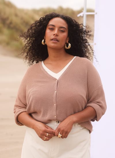 YEST CURVE Lilianne Cover ups - Baked Clay - maat 0(46)