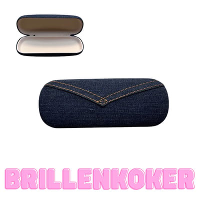 Brillenkoker - Blauw - Brillendoos - Brillenetui - Brillenkokers - Hard Case - Brillenhoes