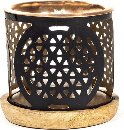 Aromafume - wierookblokjes brander - bloem des Levens - flowerof life