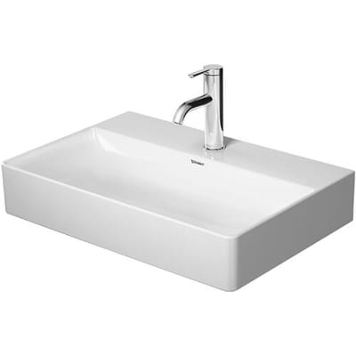 Duravit DuraSquare washbasin Compact ground with tap hole 60 x 40 cm 2356600071