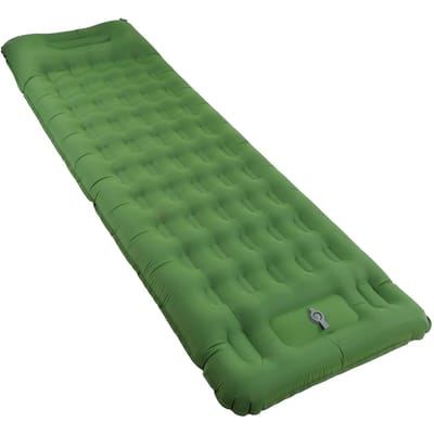 Opblaasbare Kampeer Mat Olijfgroen Waterdicht Ergonomisch 60s Voet Opblazen Anti Lekkage Kamperen