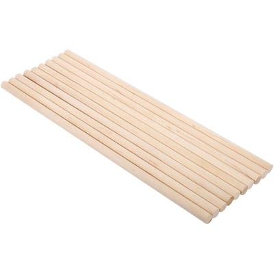 10 stuks DIY Houten Kunst Handwerk Stokjes Pluggen Paal Staven Zoete Bomen Hout Gereedschap 0.8CM*30CM