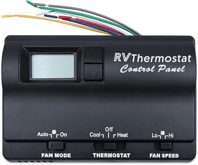 Digitale Thermostaat - Klimaatregelaar - Temperatuur Regelen - Duidelijk Display - Rechthoekig - Zwart