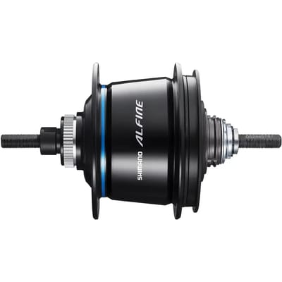 Versnellingsnaaf 8 speed Shimano Alfine Di2 SG-S7051 voor schijfrem - 36 gaats - zwart