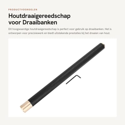 Dailygoods - Houtdraaigereedschap voor Draaibanken