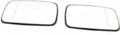 Vervangende Zijspiegel Glas voor BMVV 3 Series E46 318i 320i 325i 330i (1998-2006) met Verwarmingsfunctie en Antiverblindende Eigenschappen, Wit/Blauw