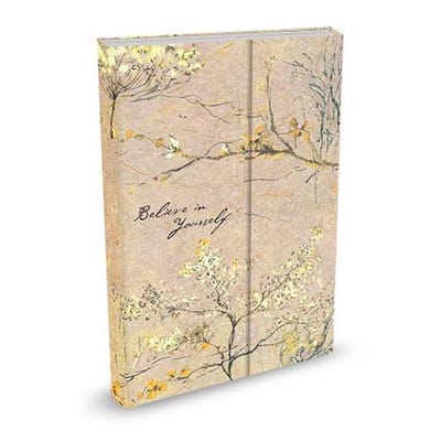 Peter Pauper Magnetic notitieboek - Believe in Yourself - 16x21 cm