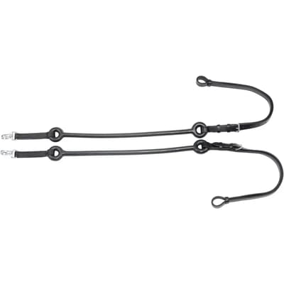 Elastische leren teugels voor paarden Umbria Equitazione