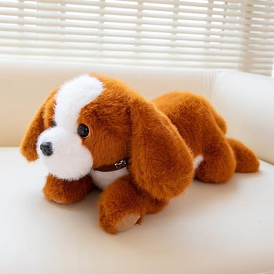 4060Cm Cartoon Hoge Kwaliteit Liggende Hond Pluche Pop Kussen Schattige Husky Golden Beagle Pluche Speelgoed Huisdecoratie Cadeau Voor Jongens En Meisjes about 40cm