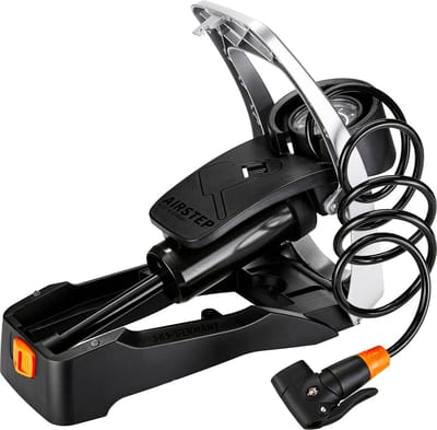 SKS Airstep voetpomp met manometer - 7 Bar - Zwart