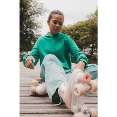 LOOXS 10sixteen Meisjes sweater - Maat 128 in de kleur Groen van 87% COTTON 13% POLYESTER - 2511-5303-314