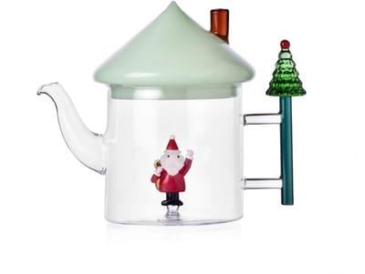 Ichendorf Milano - Theepot Santa Claus groen handvat 1L - Theepotten
