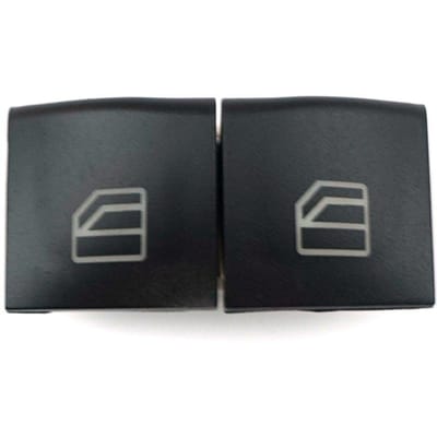 BDP110 2 stuks Driver Master Control Panel Linker Rechter Raamschakelaar Knop Kap Afdekking A1698206410 Voor Mercedes A W169 B W245