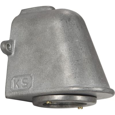 KS Verlichting wandlamp - Offshore - GU10 - IP44 - LED - Ruw - Aluminium - Zilver