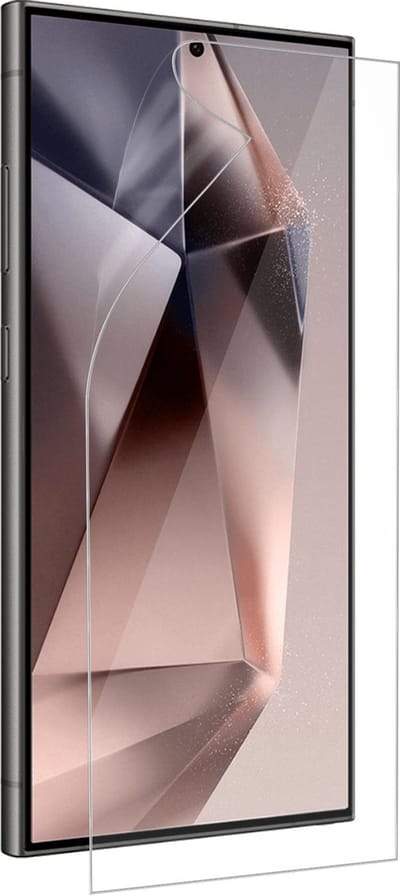 Screenprotector - Folie - Geschikt voor Samsung Galaxy S24 Ultra - Ultra Clear - Bescherm Folie - Soft TPU - Screen Protector