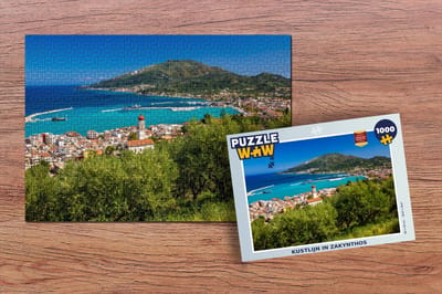 Puzzel Kustlijn in Zakynthos - Legpuzzel - Puzzel 1000 stukjes volwassenen