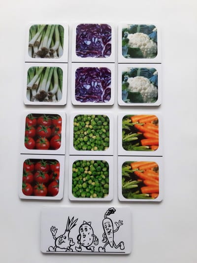 De Spellerie-FotoDomino Groente-speciaal voor mensen met dementie-geheugenspel-senioren