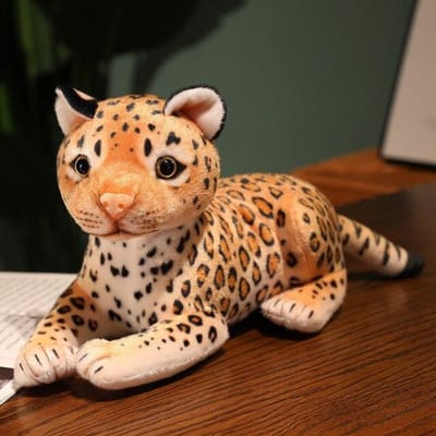 25 /30cm Levensgetrouwe Bosluipaard Pluche Knuffels Gesimuleerde Dierlijke Cheetah Poppen Voor Kinderen Verjaardag Kerstcadeaus Creatieve Pop about24-25cm